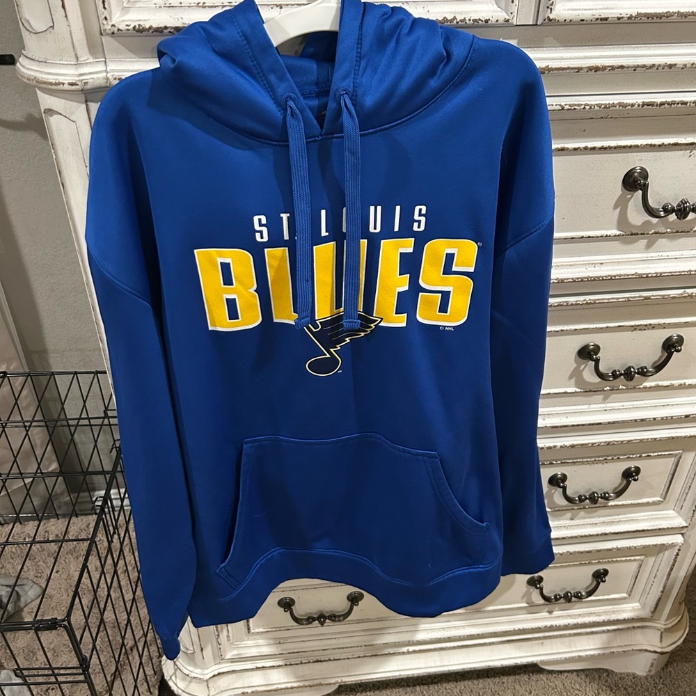 St. Louis Blues Blue Hoodie unisex sz Large